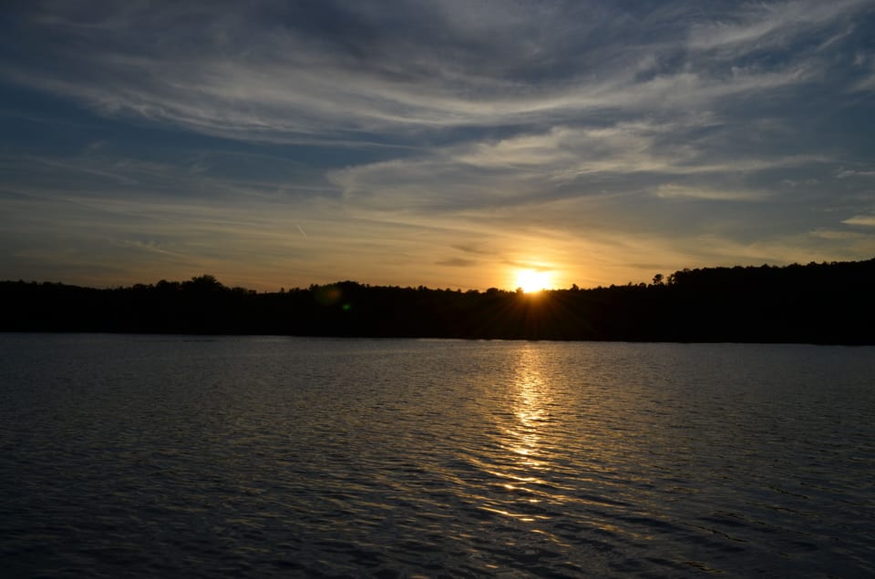 House faces sunset views
