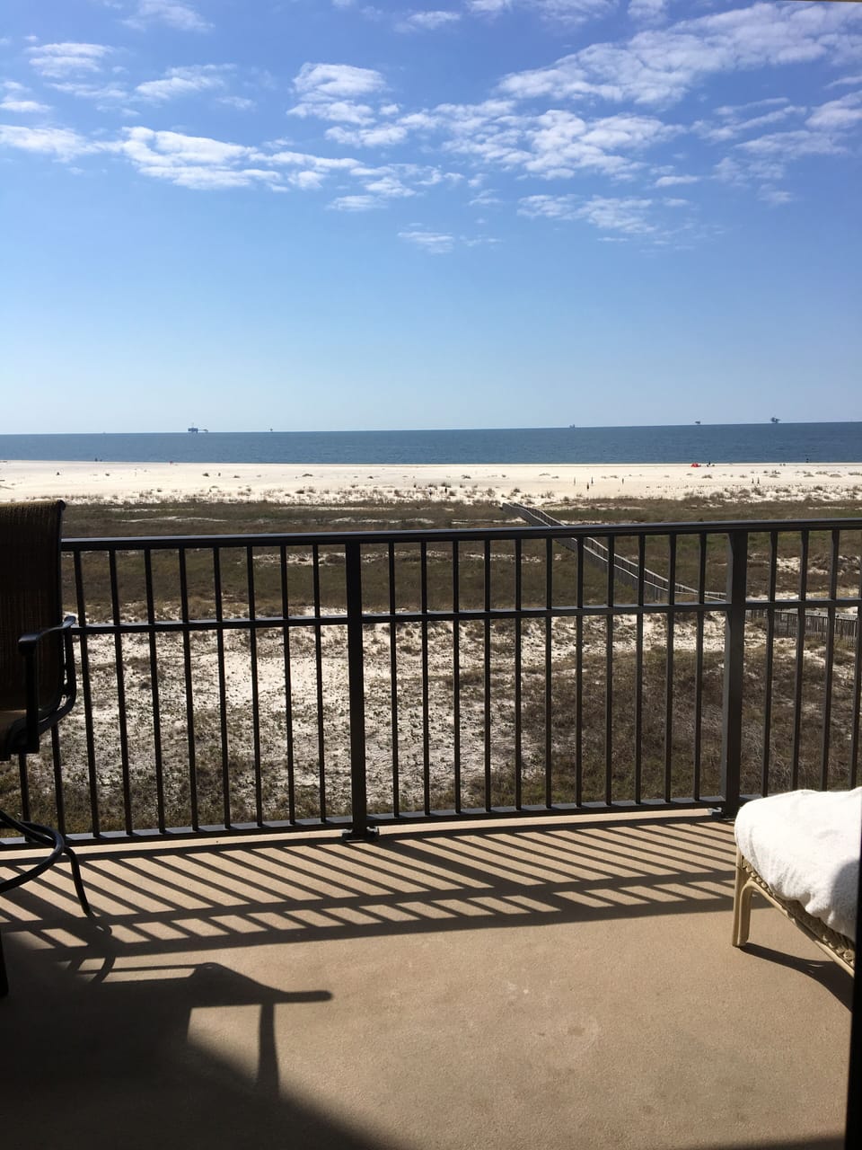 Balcony view to the Gulf