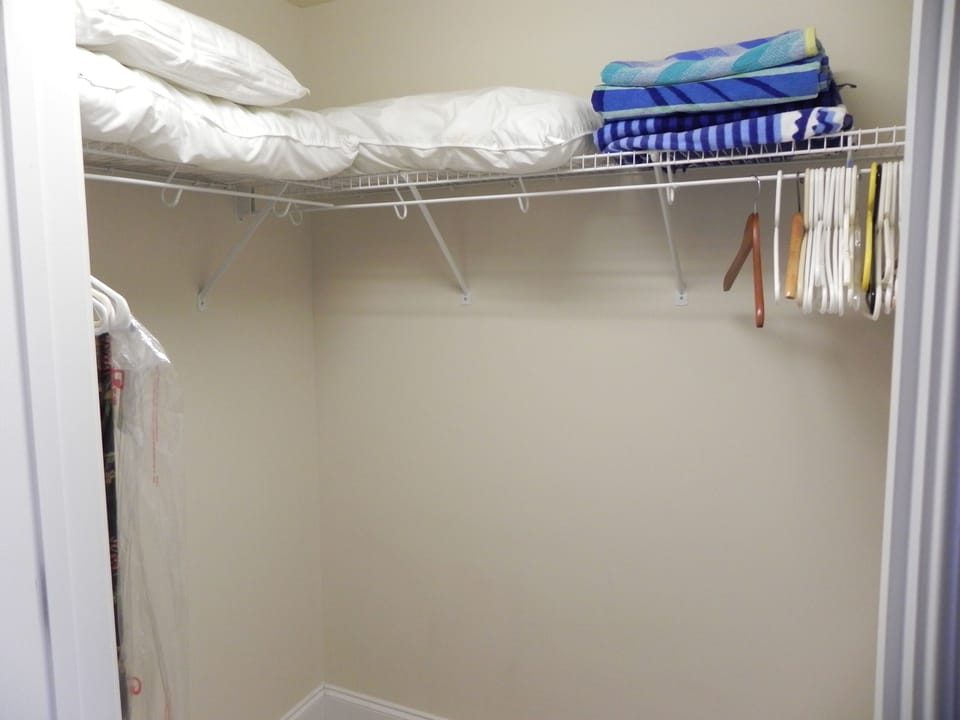 One of two walk-in closets in Master Bedroom