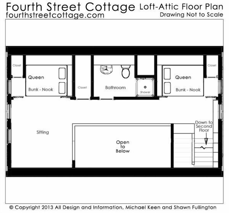3rd Floor (loft) plan