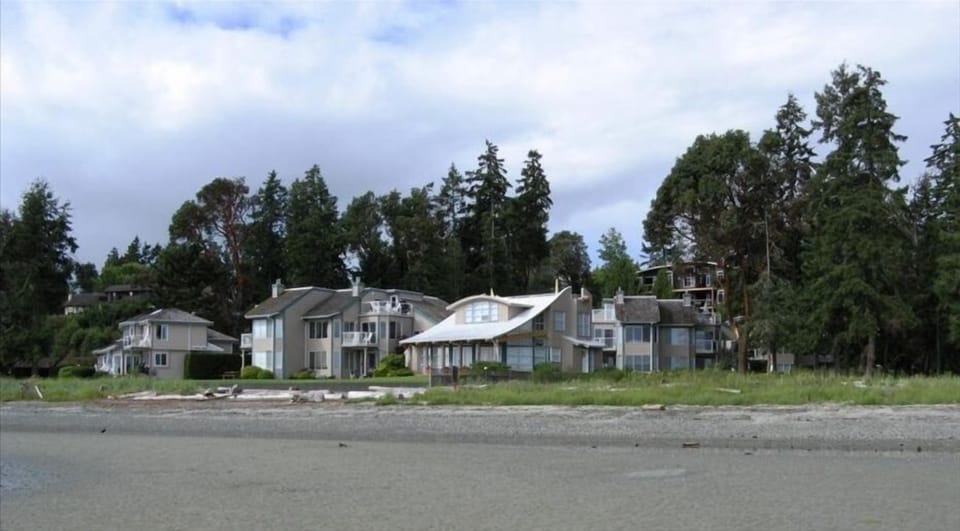 View of the complex from the beach.