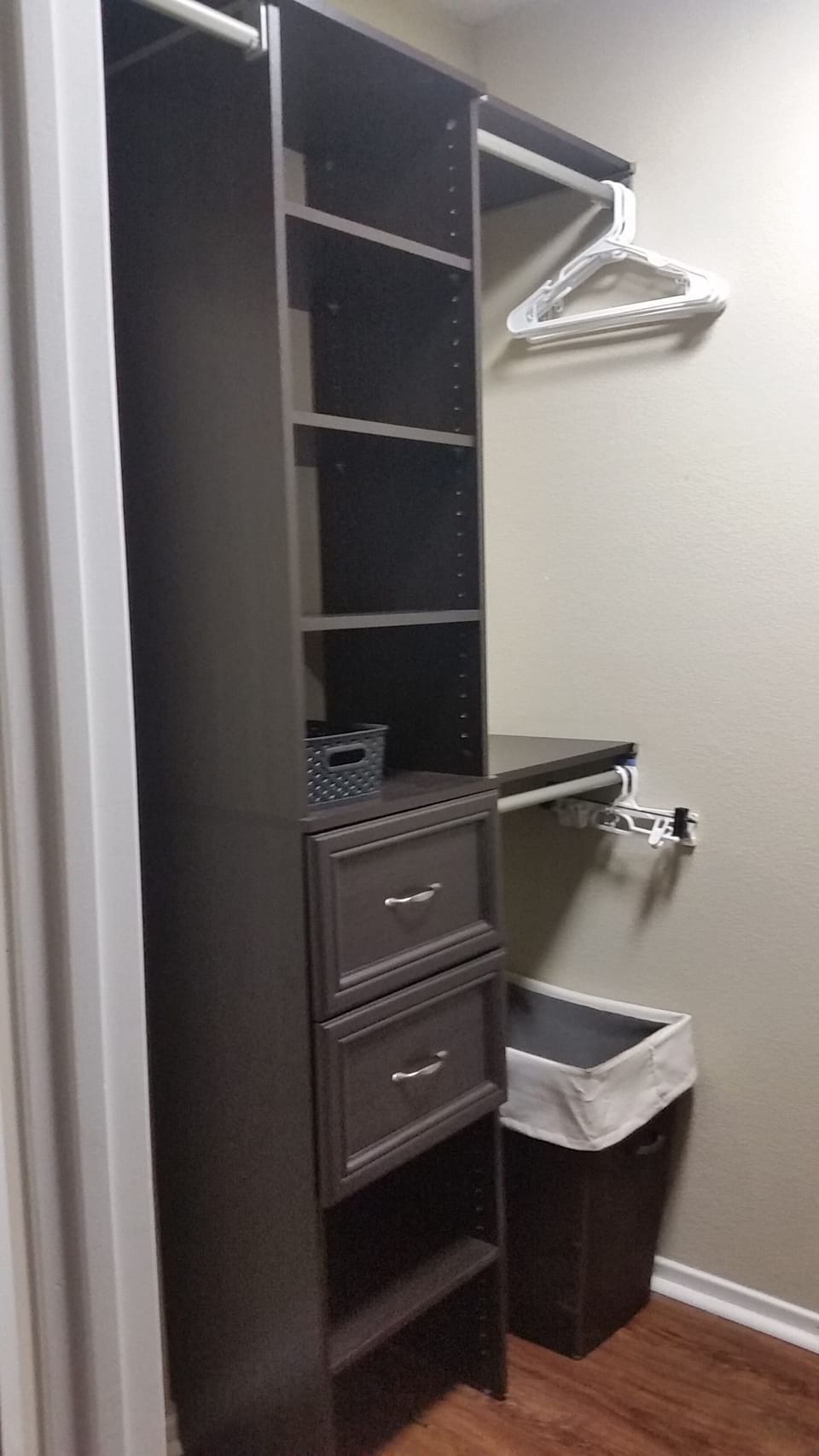 Master bedroom walk-in closet