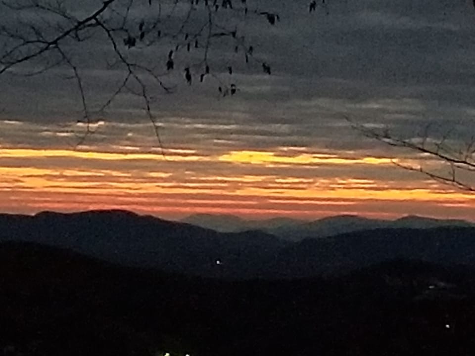 View from back deck, sunsets are amazing all year around!
