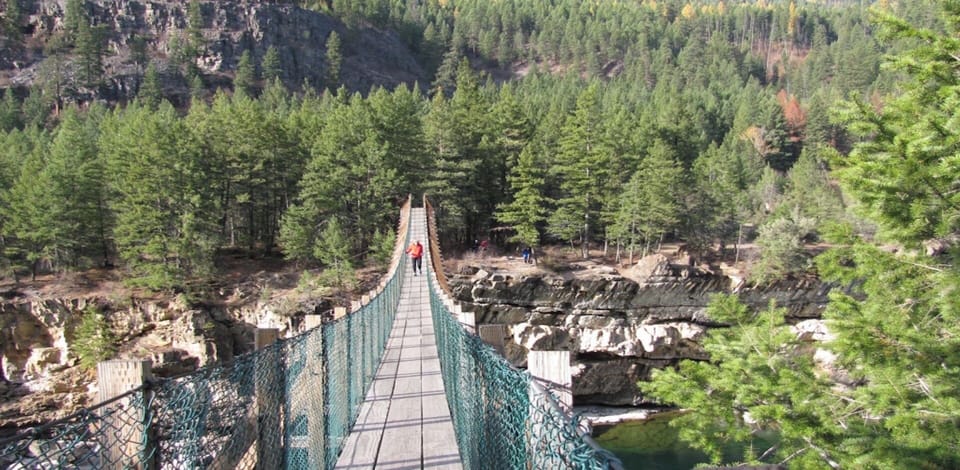 Swinging Bridge over Kootenai River