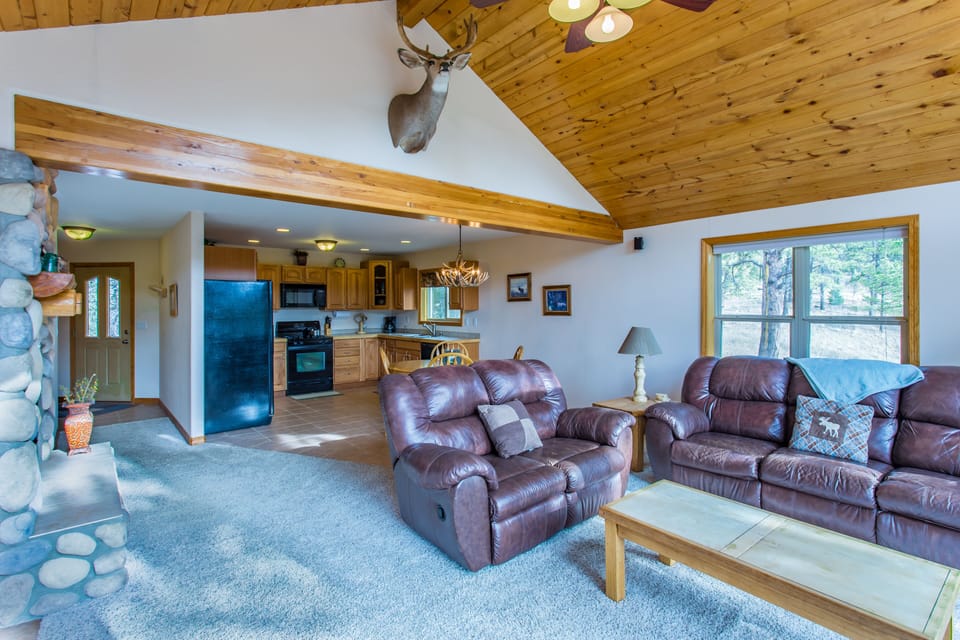 Delight in the open concept.