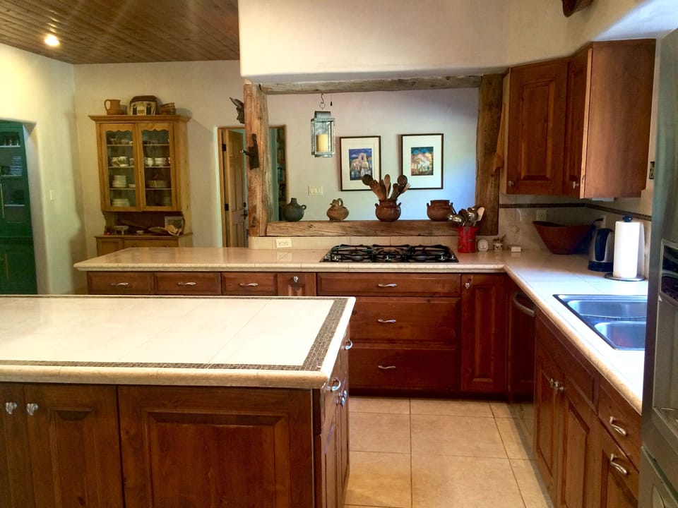 Kitchen looking toward game area

