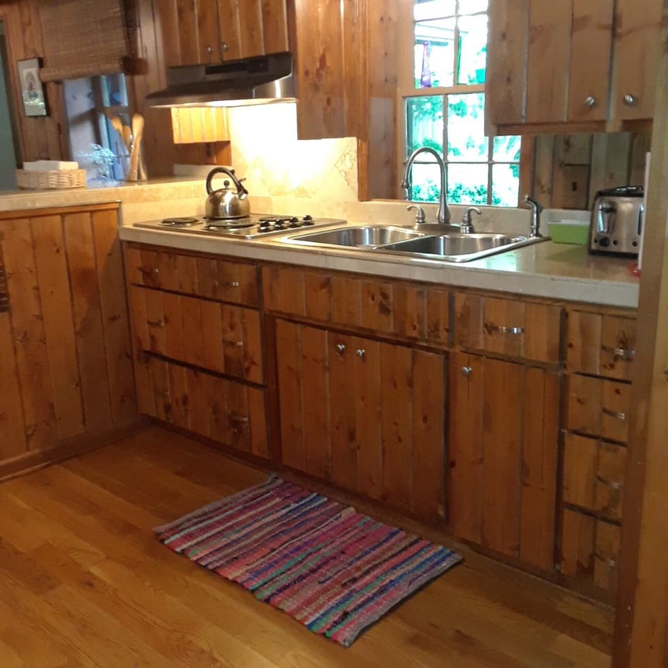 Well-stocked kitchen with Brita water filter