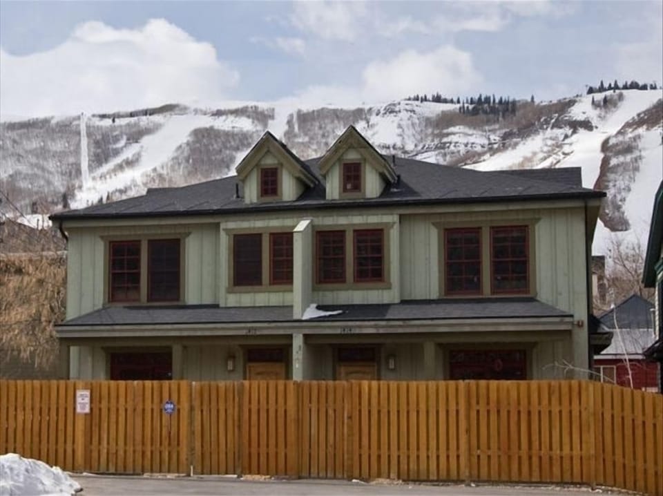 Our townhome is the unit on the right