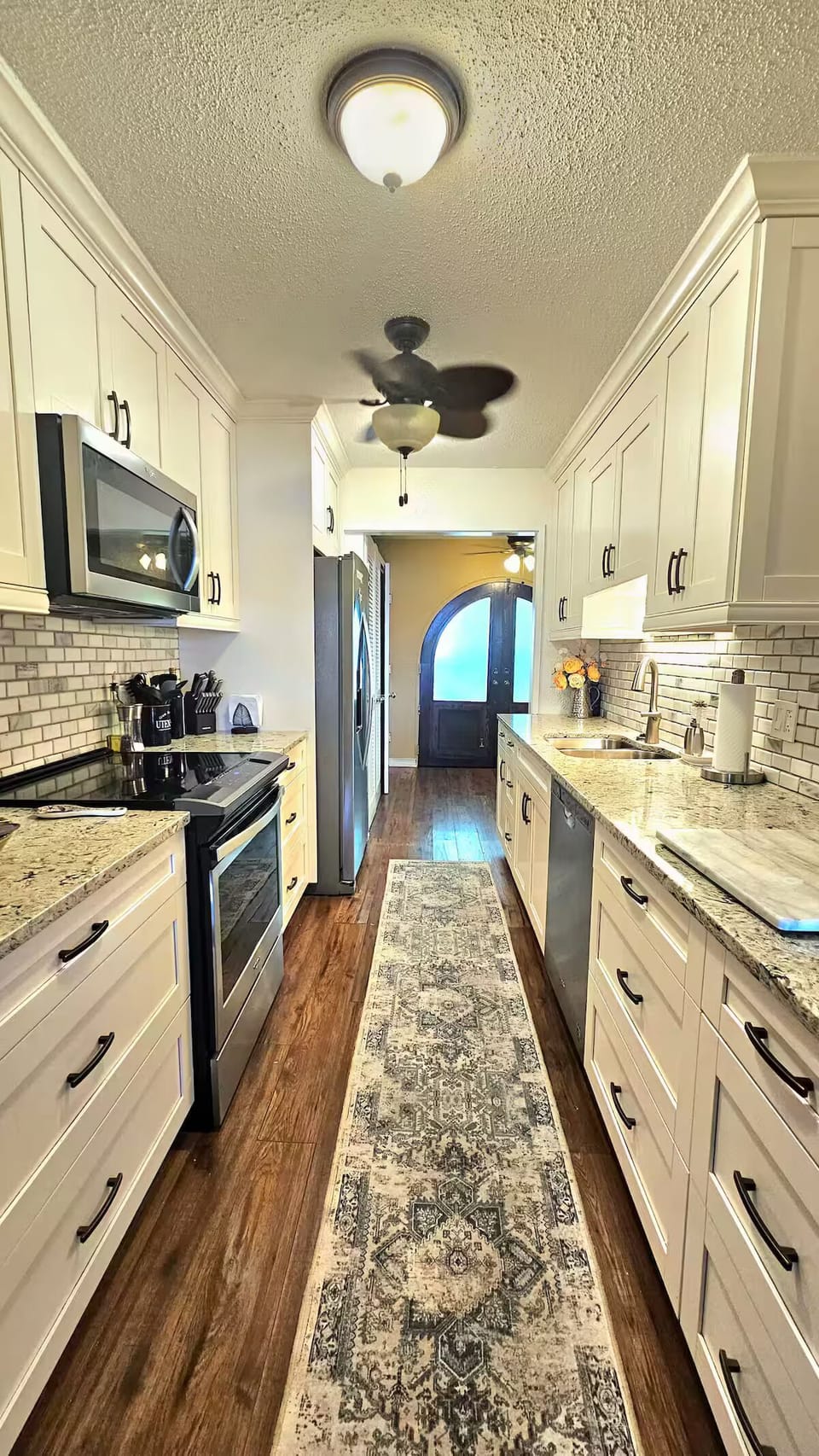 Newly renovated, convenient galley kitchen with all the amenities!
