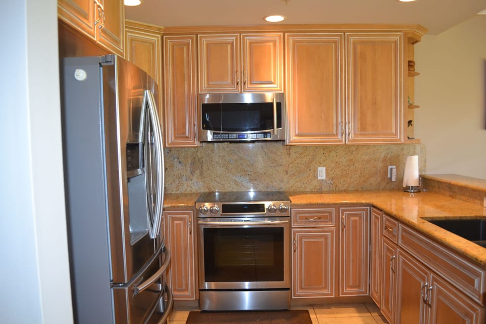 Kitchen with updated appliances and lots of counter space.