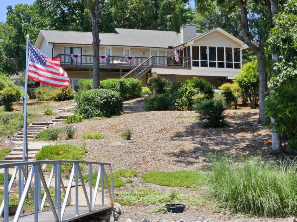 View of house from dock.