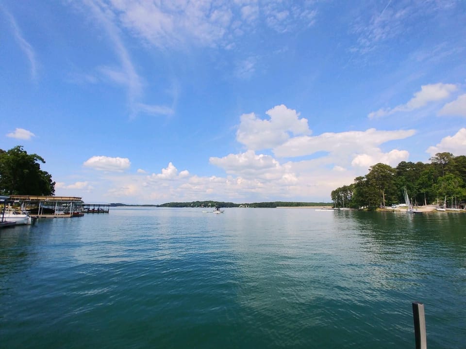 Beautiful view from dock