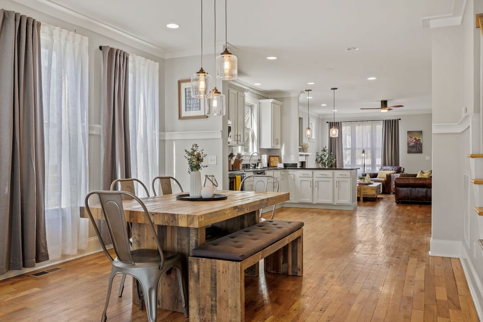 Open concept first floor with plenty of room for everyone to gather.