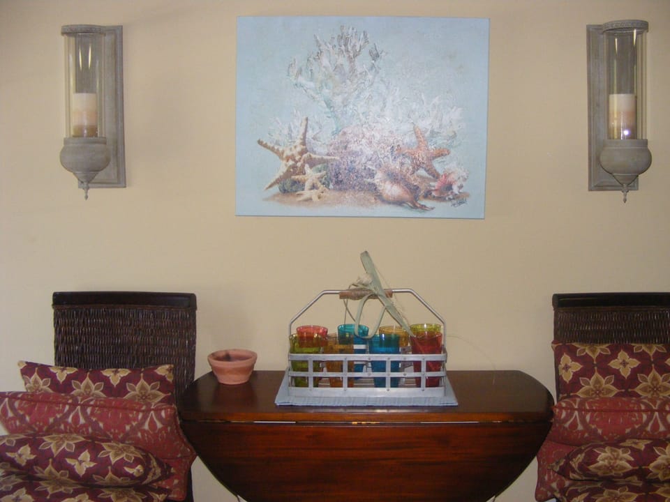 Lower Level Back Wall Decor