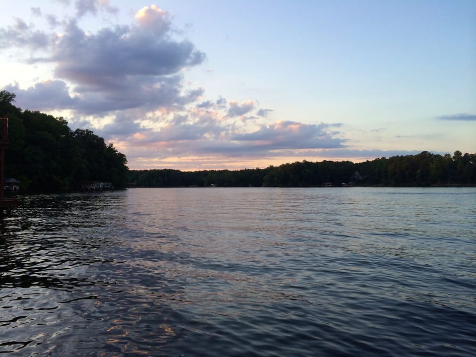 Sunset picture taken from the dock