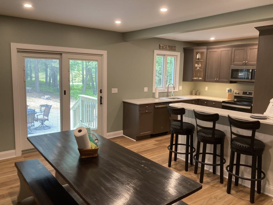Kitchen with dining room