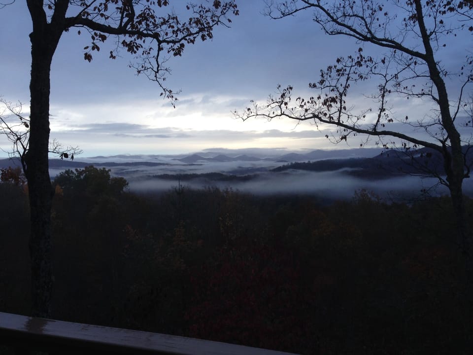Early Morning from the deck before sunrise