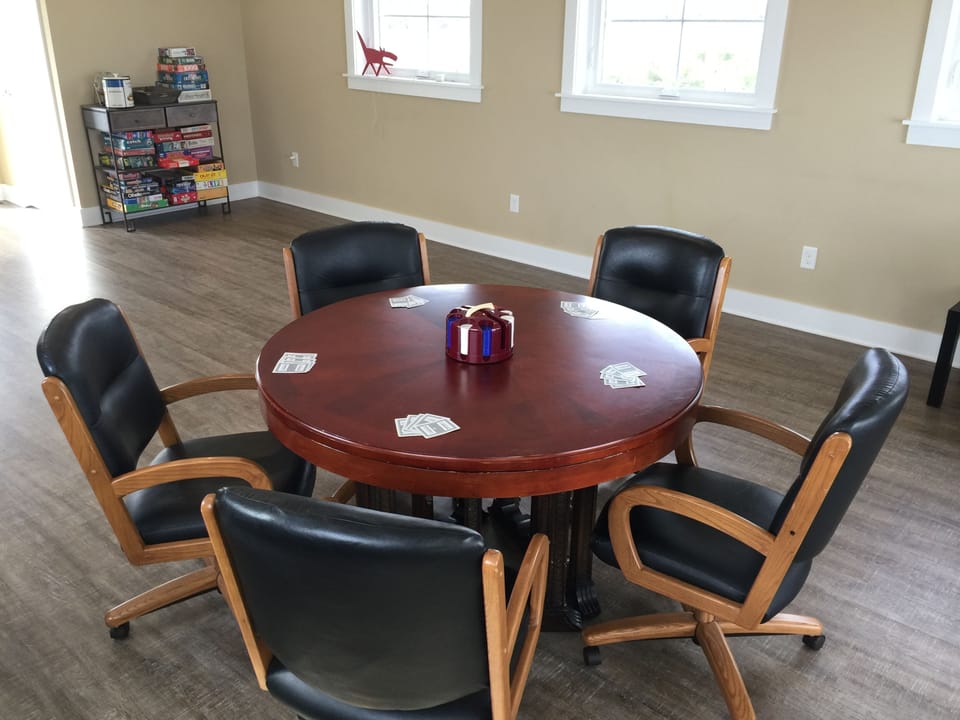card table on 3rd floor
