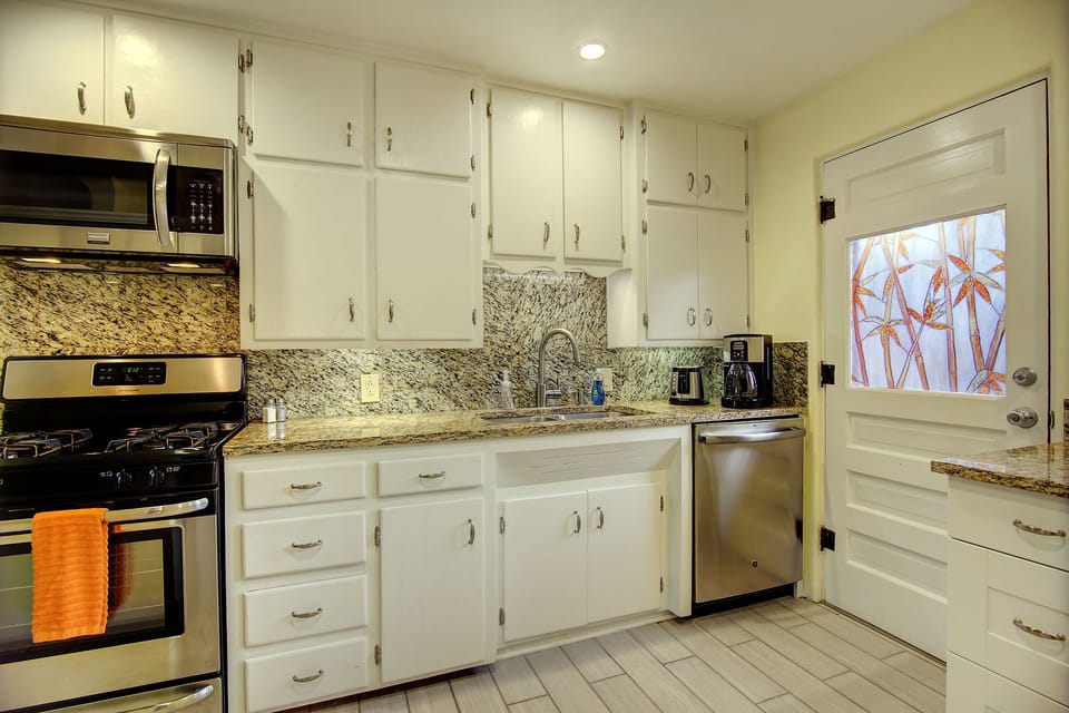 Fully stocked kitchen