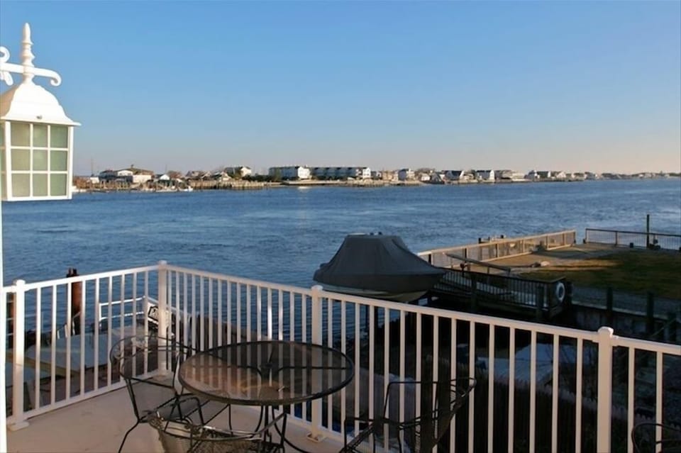 The Overlook Rear Deck facing Rumson Point