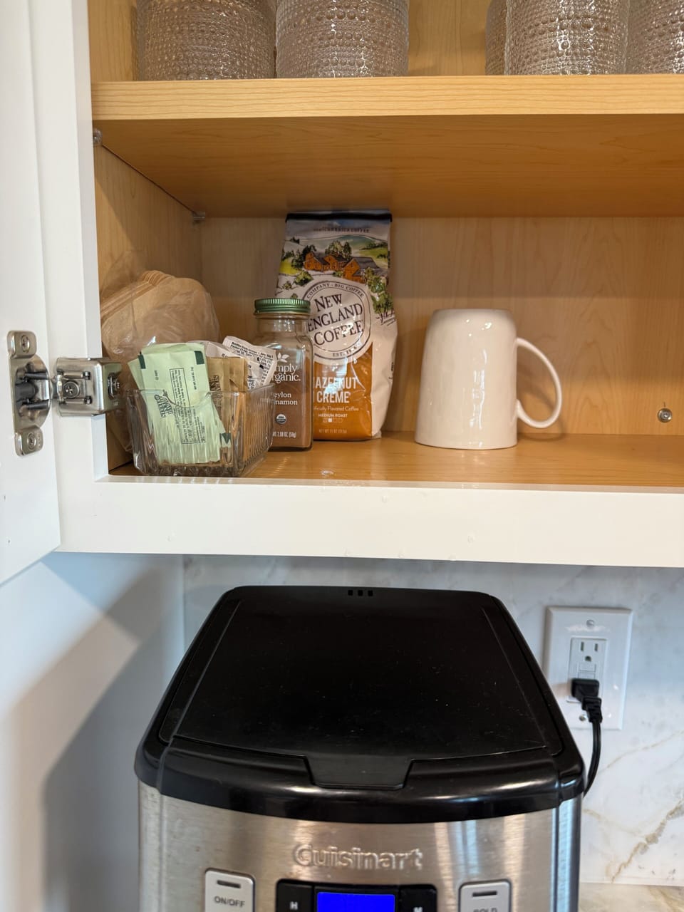  Coffee, sweeteners and filters to start your stay!  Will need more but enjoy!