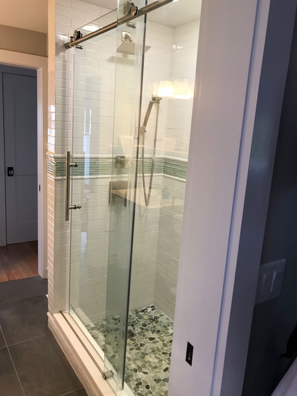 Kid's Room Shower with Heated Floors