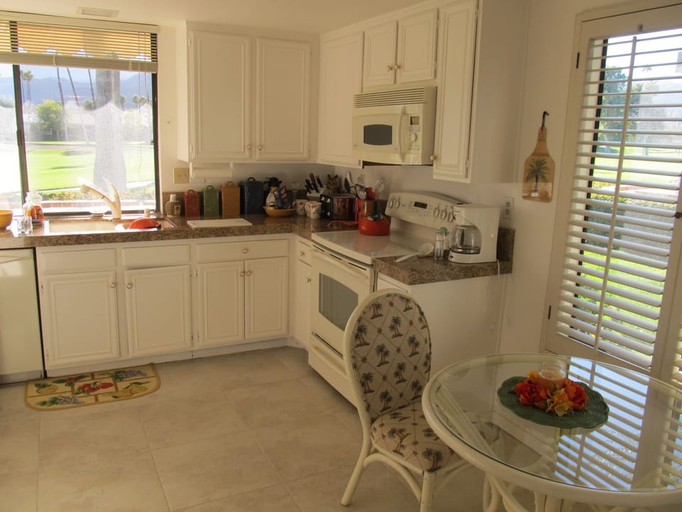 Kitchen with breakfast area.