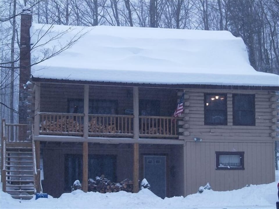 Winter photo after December snow fall