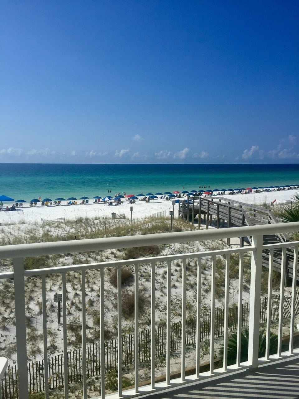 Breathtaking views from our balcony!