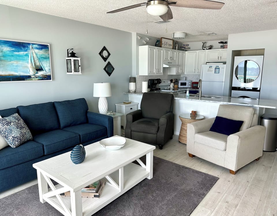 Relax in our push back recliner
7/25