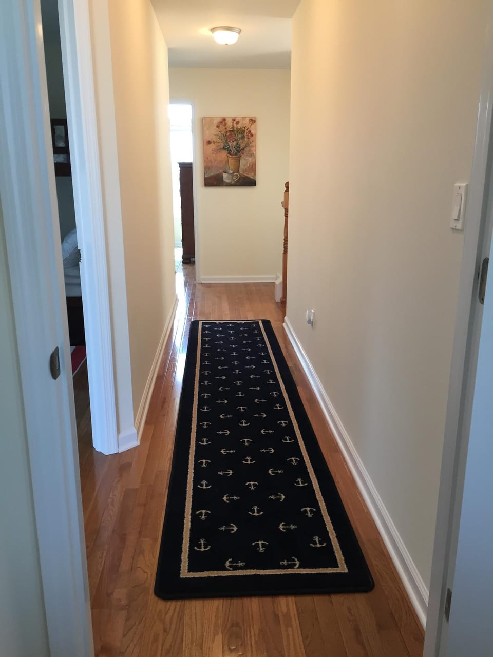 upstairs hallway
