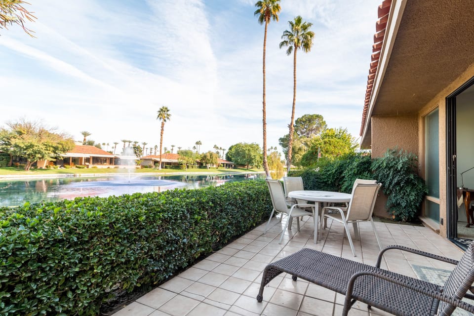 Rear courtyard - just a quick walk from the pool!