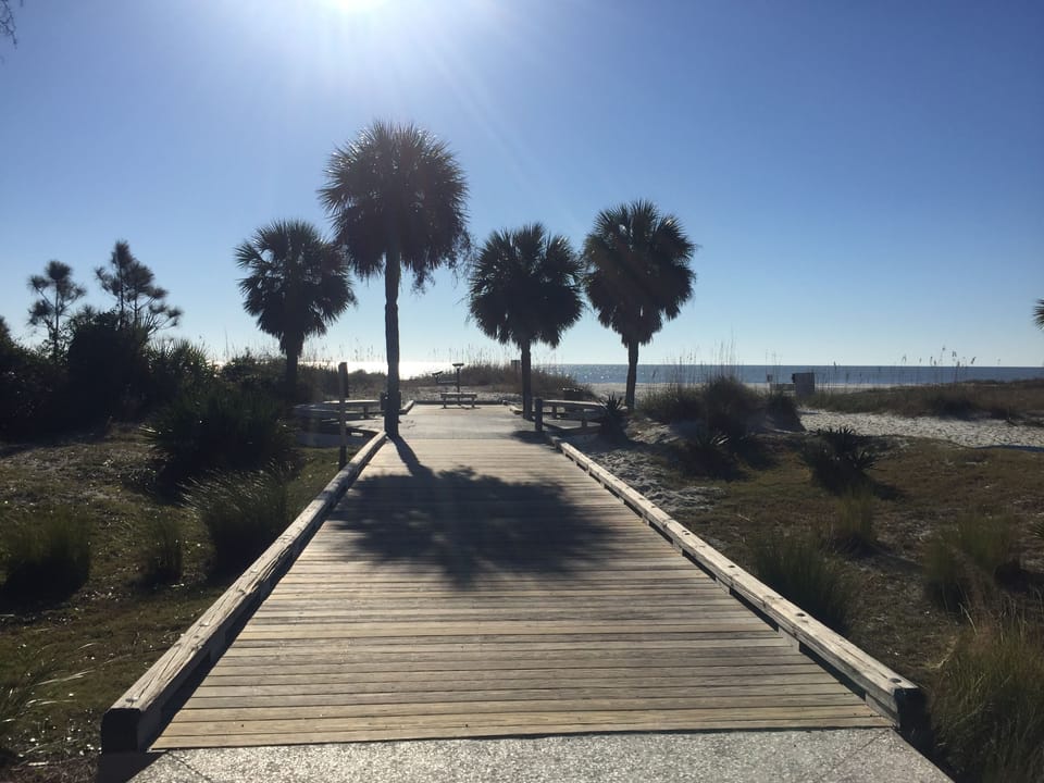 View from Coligny Beach Public entrance