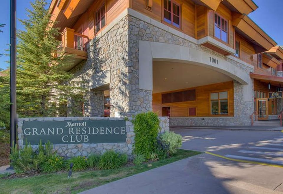 The hotel entrance