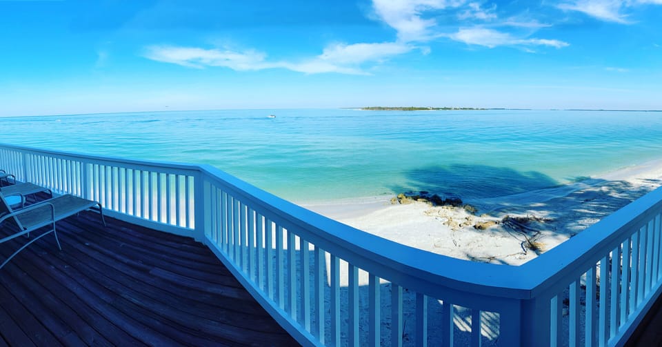 View from the deck facing north (Cayo Costa in distance)