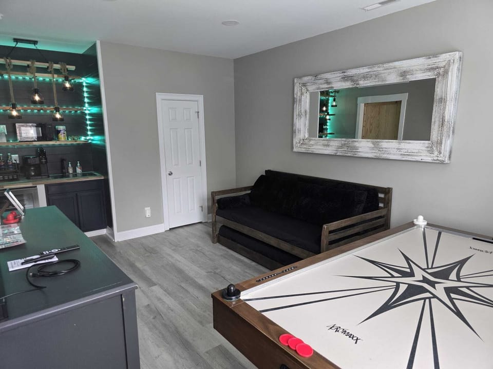 Ambiance:
The room is designed with a modern aesthetic, featuring layered lighting to enhance the ambiance. Comfortable seating areas and decorative elements like artwork or plants add warmth and personality to the space. Whether you're hosting a party, enjoying a quiet evening, or accommodating guests, this flex room is the perfect blend of functionality and style.

Convertibl...