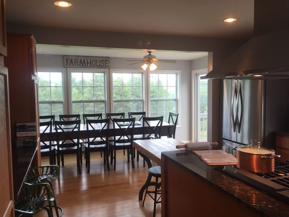 Bring your recipes or use our Finger Lakes cookbook - room for multiple cooks!