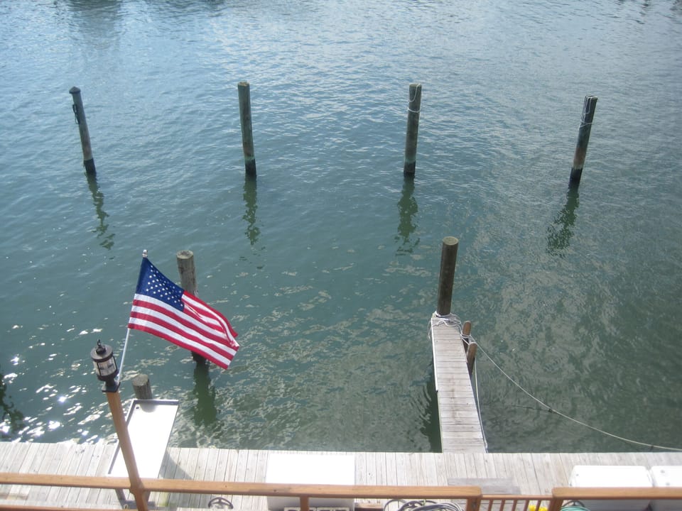 Our boat slip.