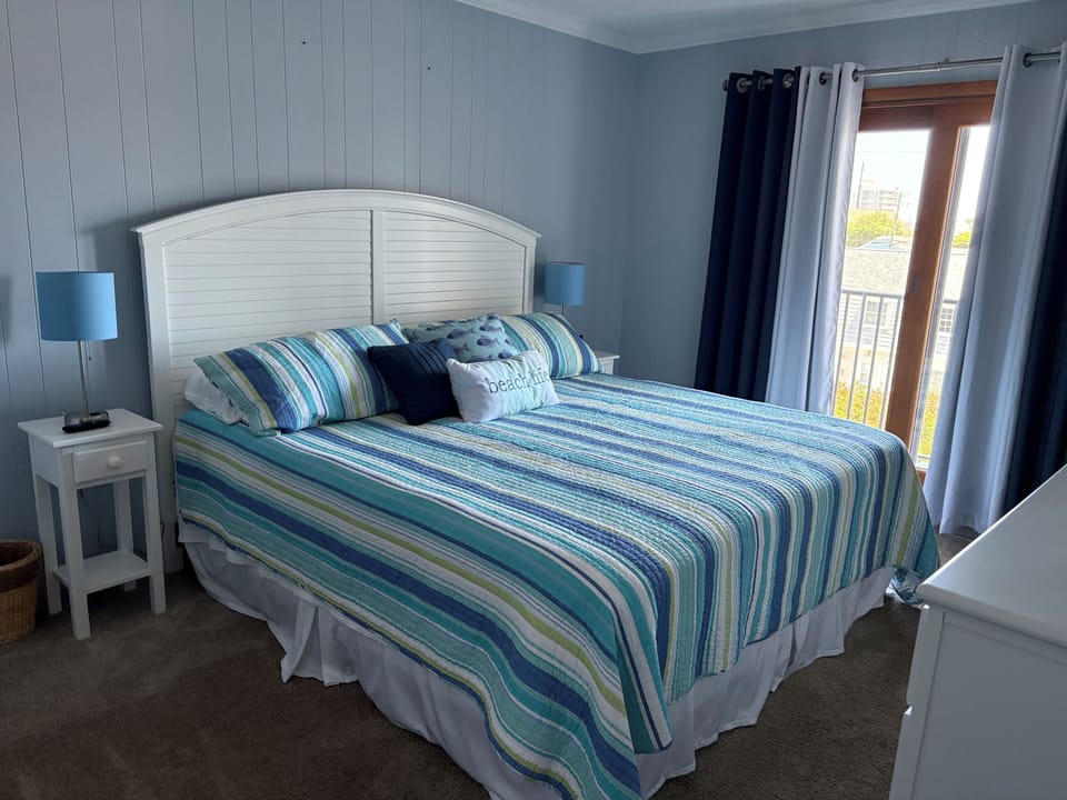 Master bedroom with king bed