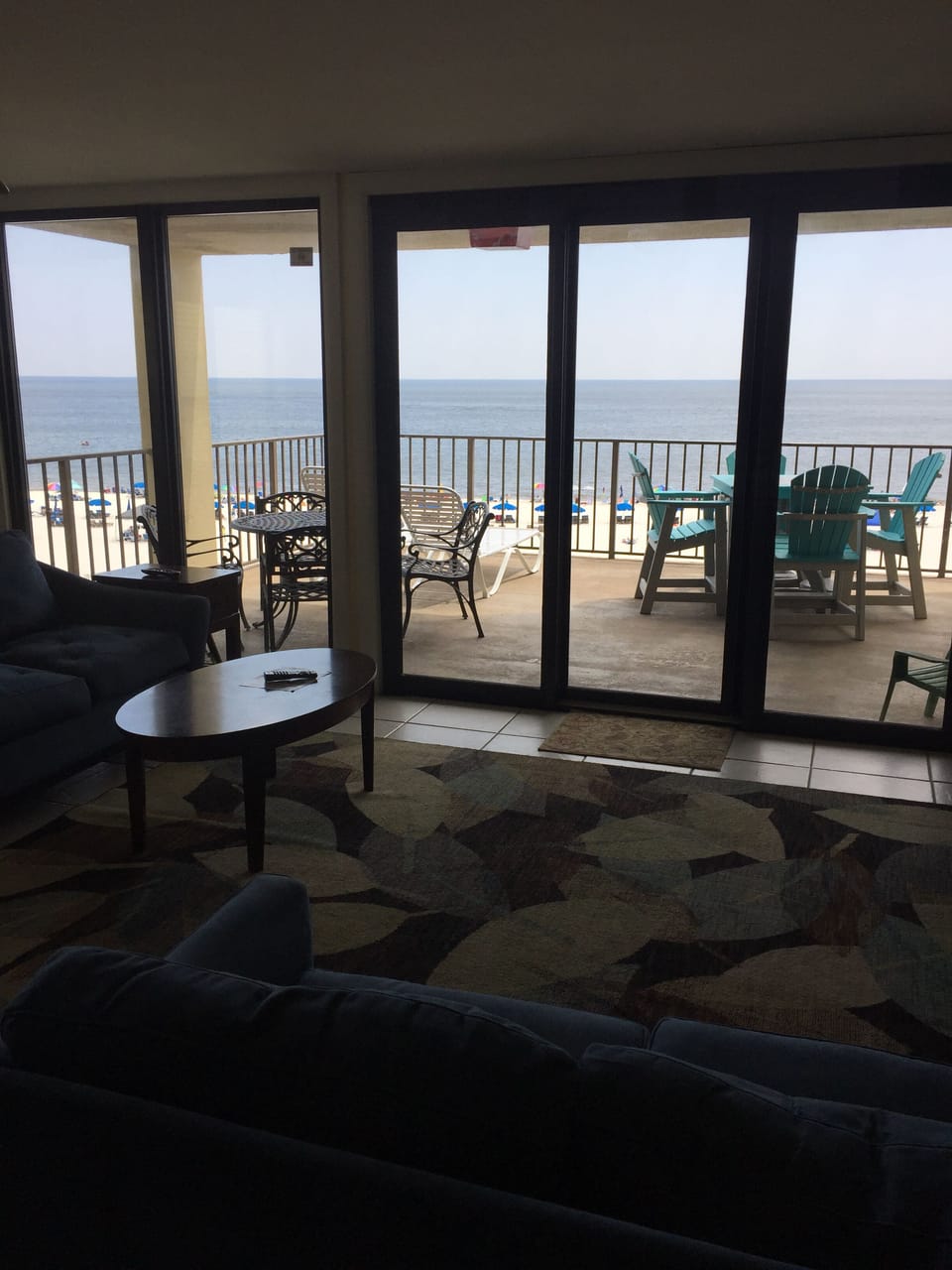 Large balcony