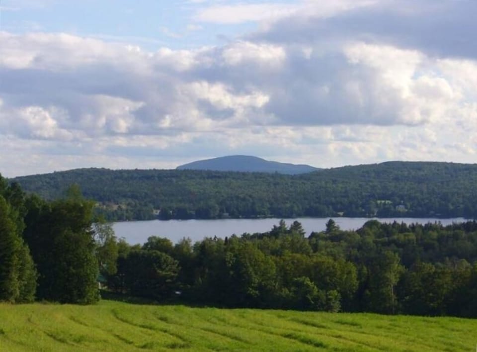 Caspian Lake from the deck