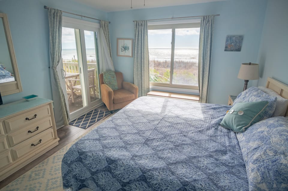 Master bedroom with amazing views