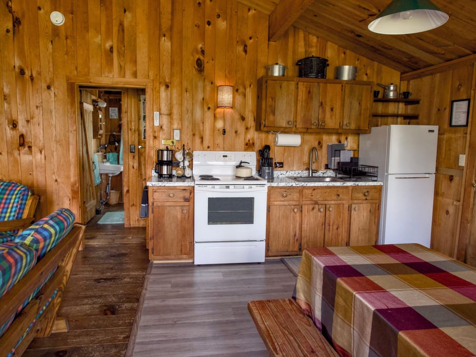 Crab pot, full sized microwave, coffee maker, Keurig, toaster, and more...