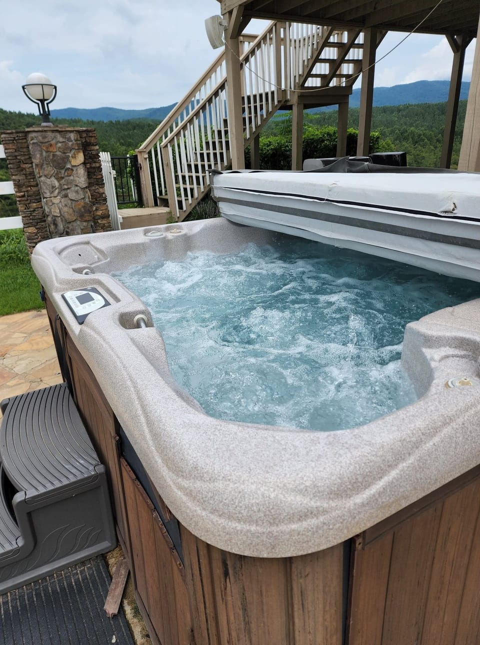 7 Person Hot Tub by the Pool
