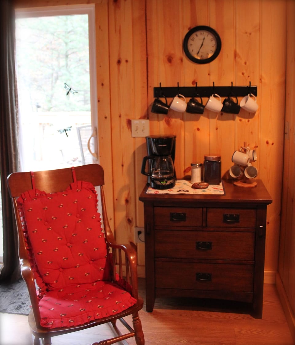 What's a cabin without coffee?  