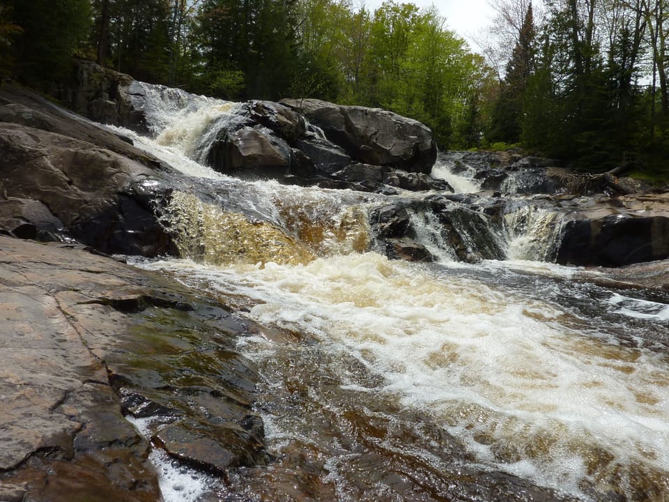 Yellow Dog Falls. One Of The Many Waterfalls In The Area.
