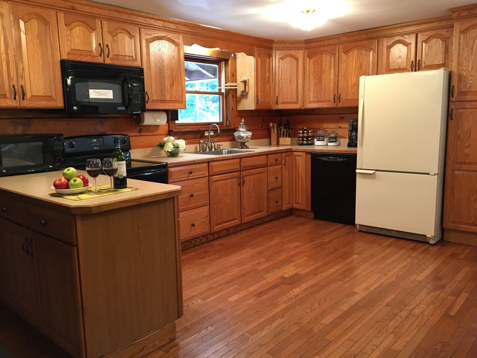 Fully stocked kitchen and pantry for your use