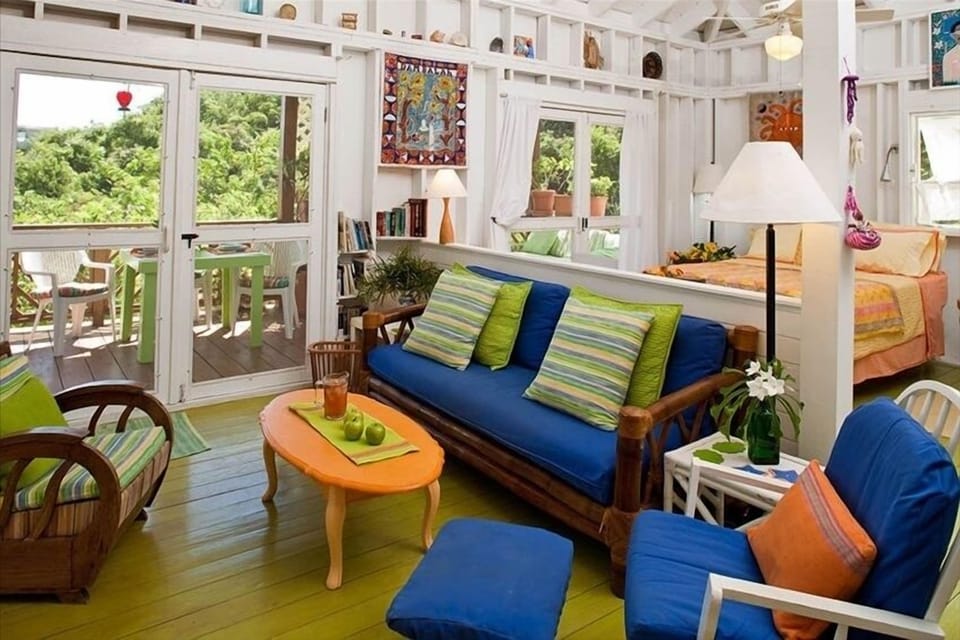 Relax here with a good book or enjoy a movie.
