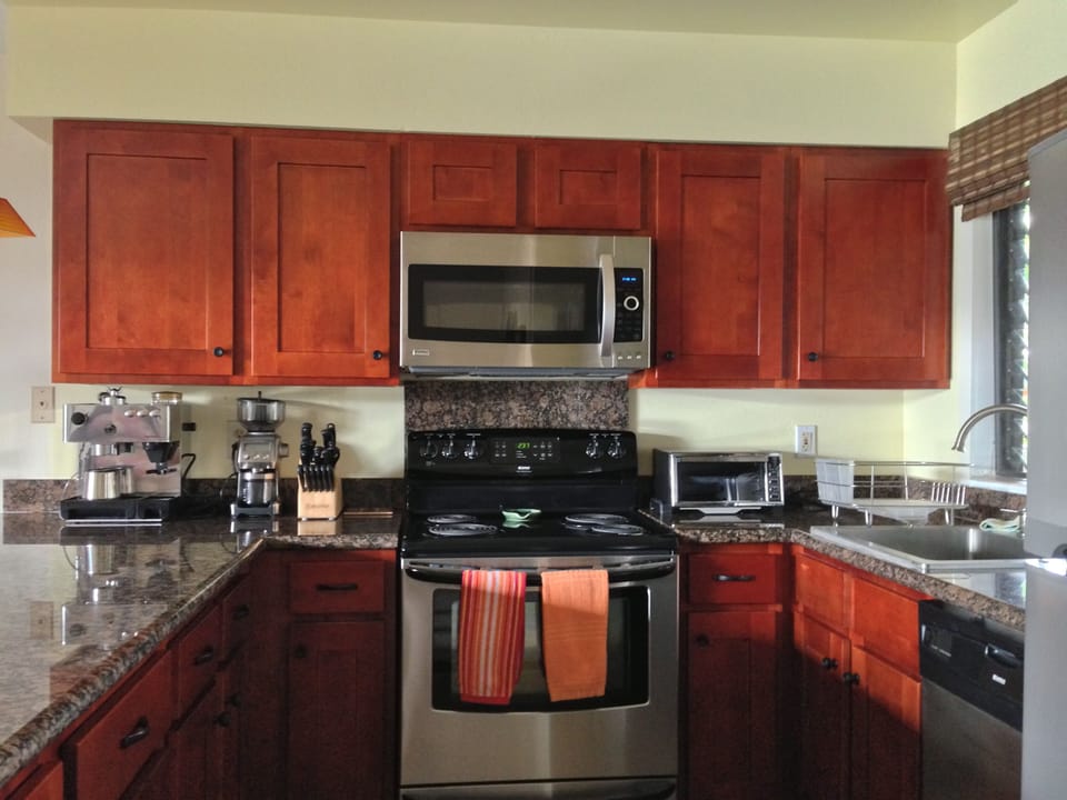 Kitchen with Granite and New Appliances