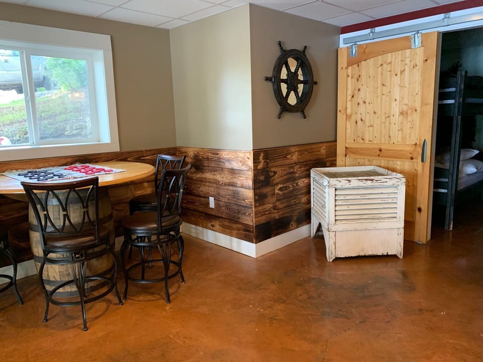 Checkers at the Barrel table!